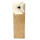 2 Pieces Solid Cream Square Ceramic Door Stopper